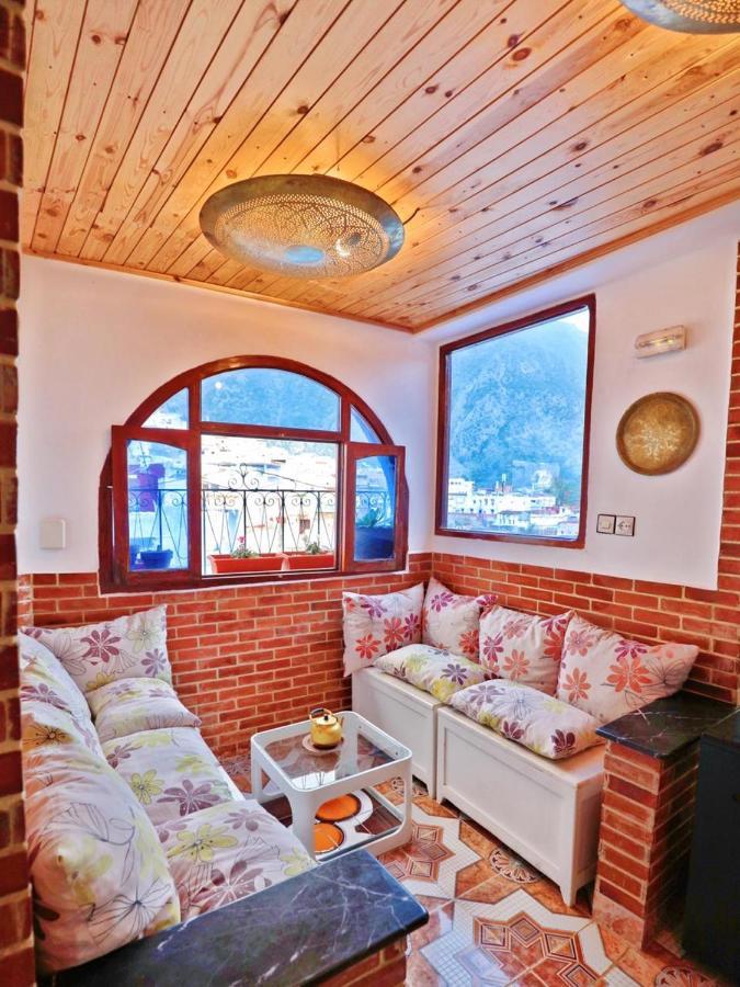 Aymane Rooftop Budget Panoramic Hotel シェフシャウエン エクステリア 写真